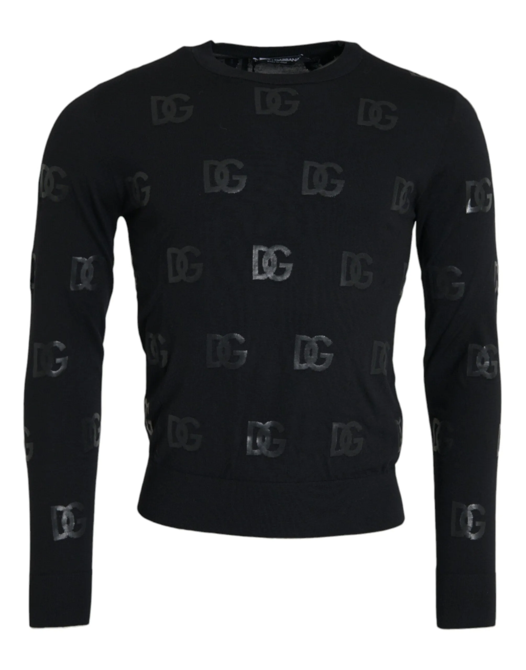 Black DG Logo Pullover Sweatshirt Sweater sold by Louxly