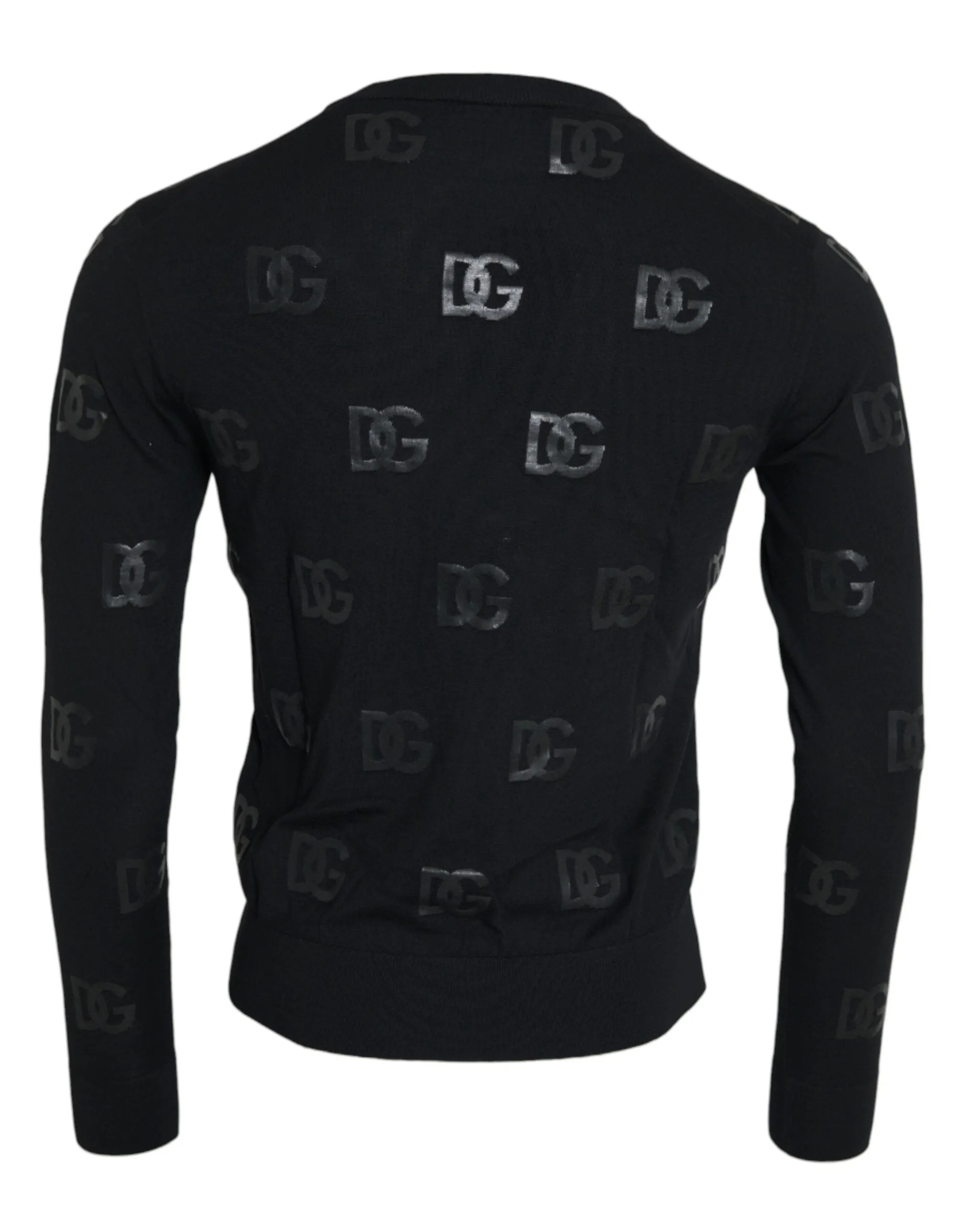 Black DG Logo Pullover Sweatshirt Sweater sold by Louxly product image thumbnail 2
