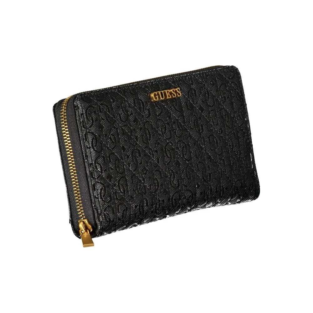 Elegant Black Polyethylene Wallet with Zip Closure sold by Louxly product image thumbnail 2