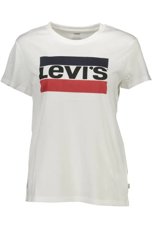 Elegant Cotton Logo Tee with Print Detail sold by Louxly