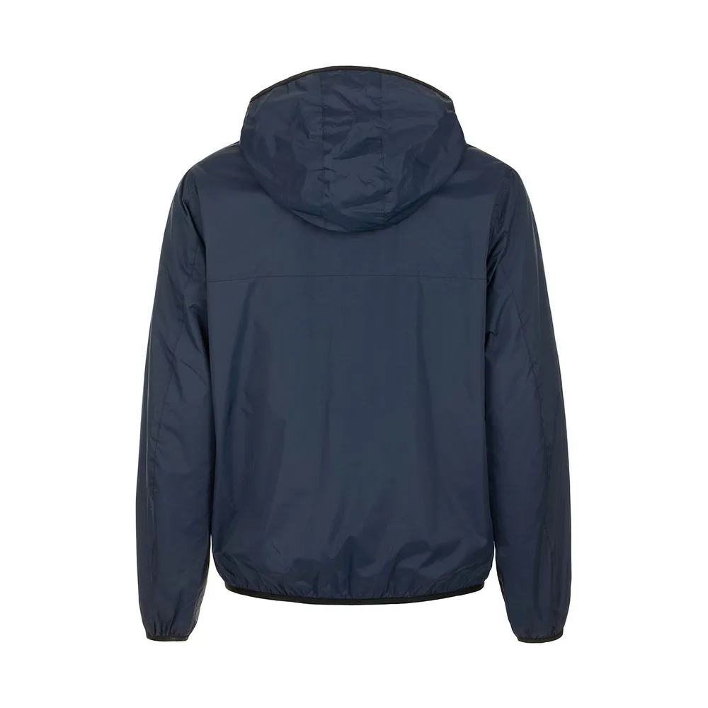 Sleek Blue Nylon Jacket - Zip Closure & Compact Design sold by Louxly product image thumbnail 2