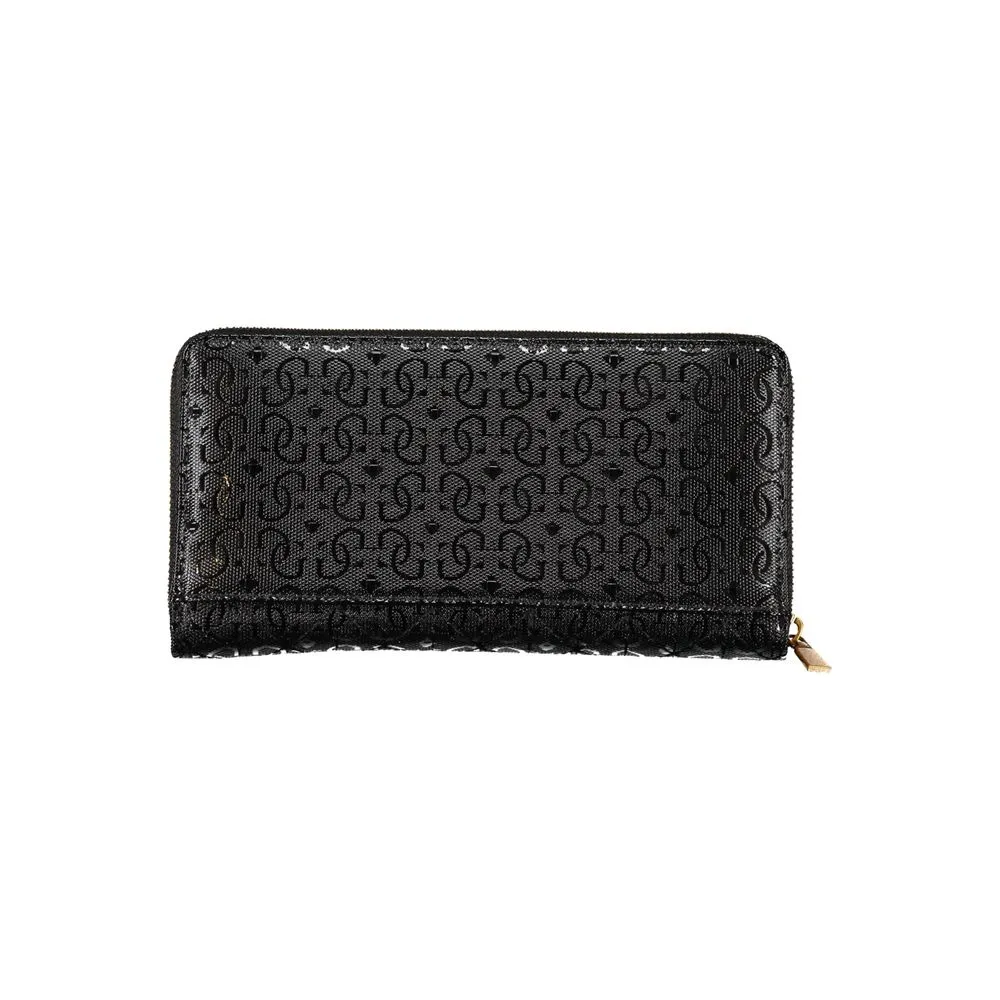 Elegant Black Polyethylene Wallet with Zip Closure sold by Louxly product image thumbnail 3