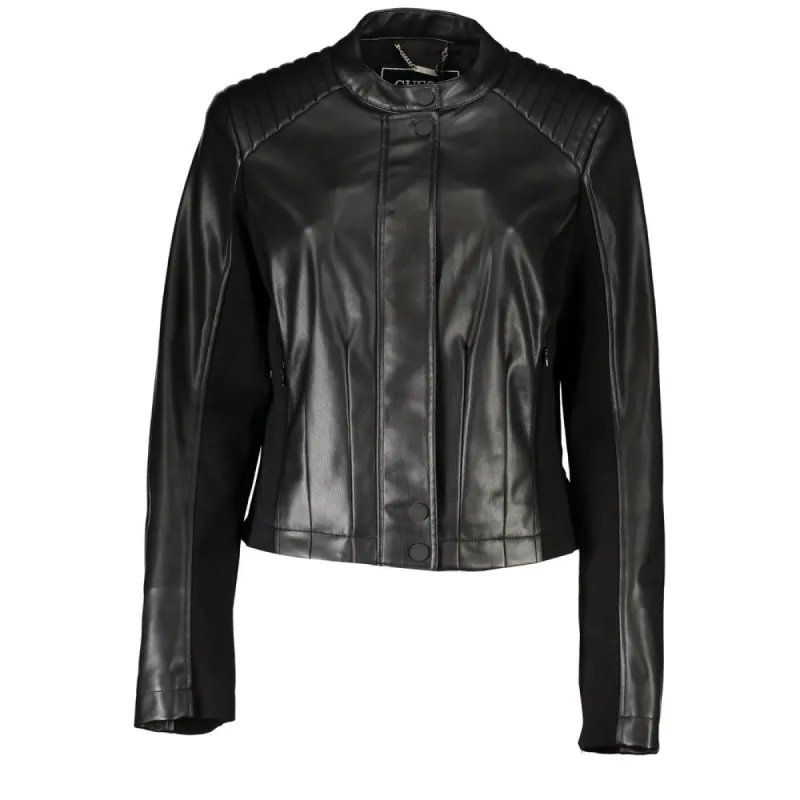 Chic Contrast Detail Long Sleeve Jacket sold by Louxly