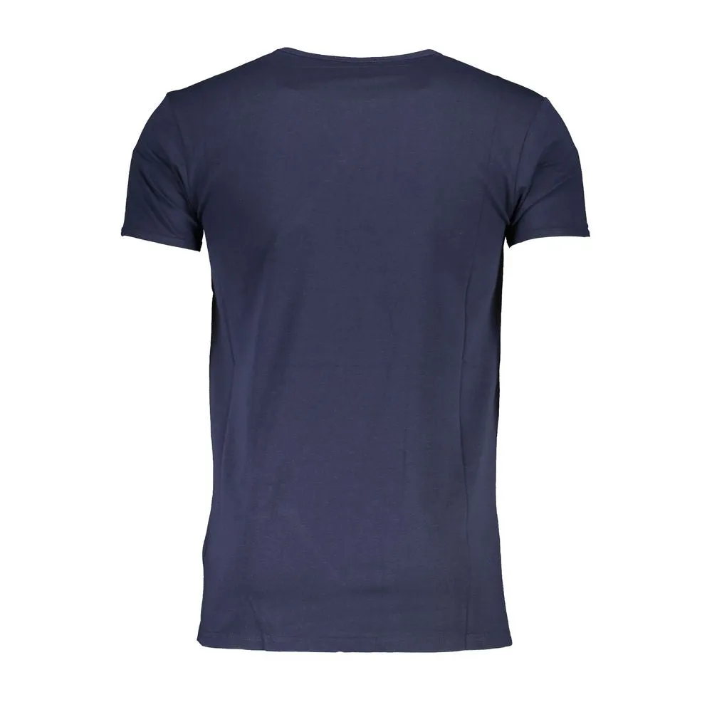 Blue Cotton T-Shirt sold by Louxly product image thumbnail 2