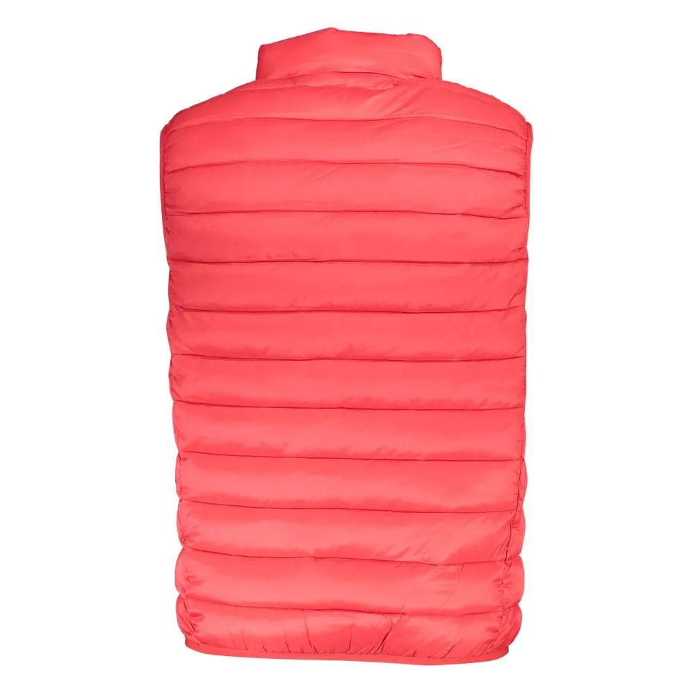 Sleek Sleeveless Pink Polyamide Jacket sold by Louxly product image thumbnail 2