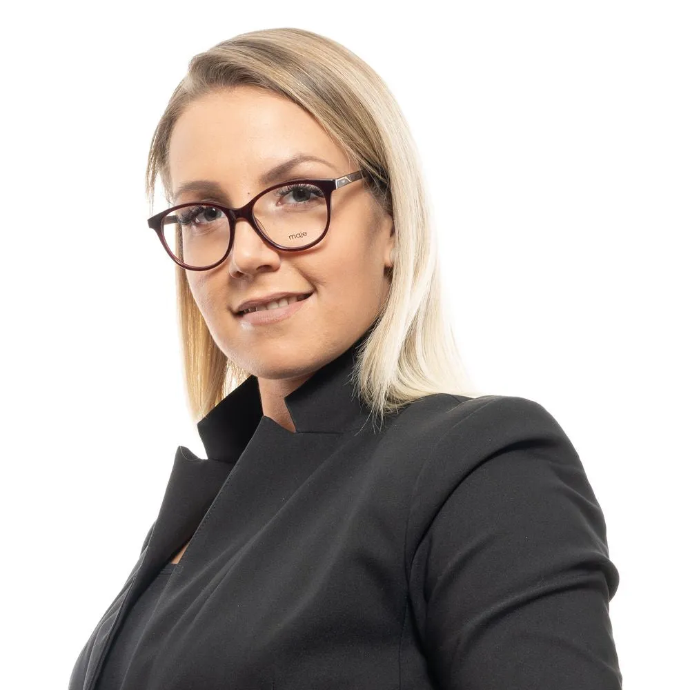 Burgundy Women Optical Frames sold by Louxly product image thumbnail 4