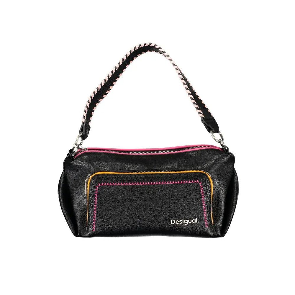 Black Polyethylene Handbag sold by Louxly