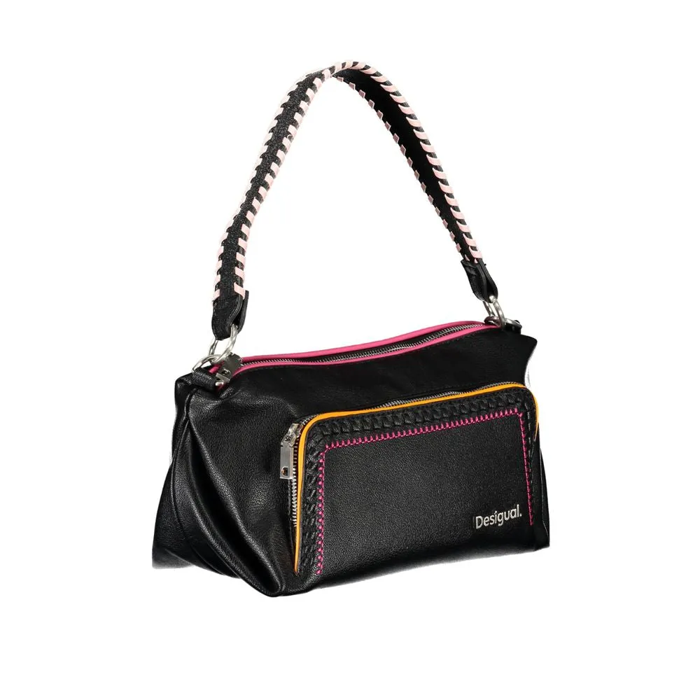 Black Polyethylene Handbag sold by Louxly product image thumbnail 3