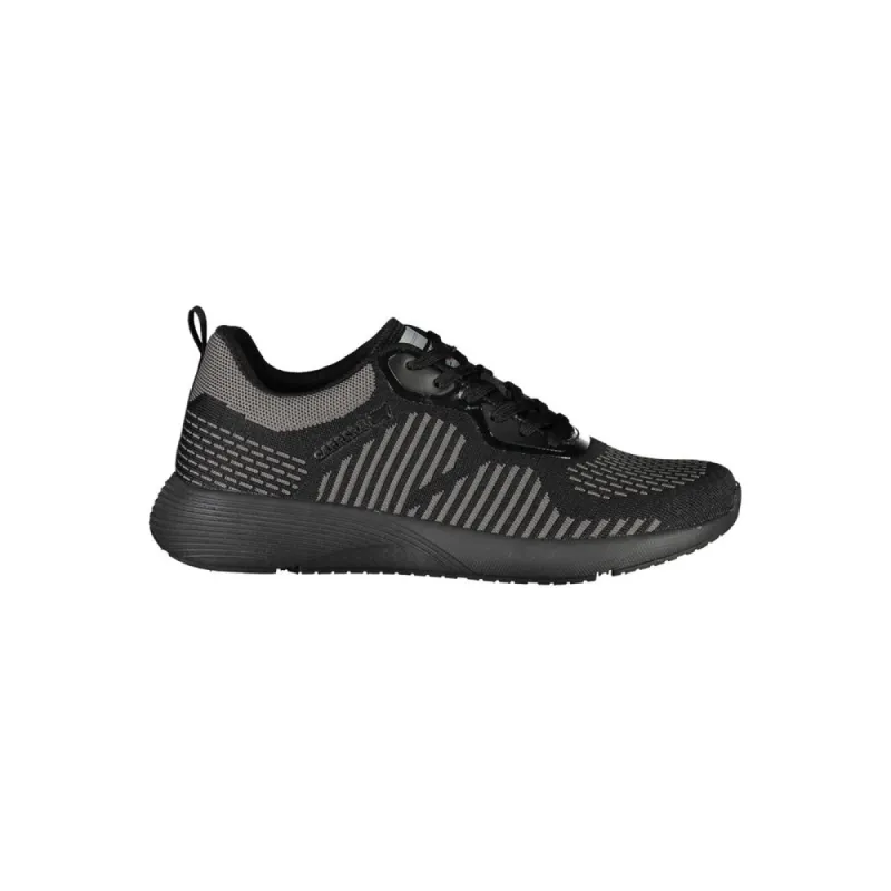 Black Polyester Sneaker sold by Louxly