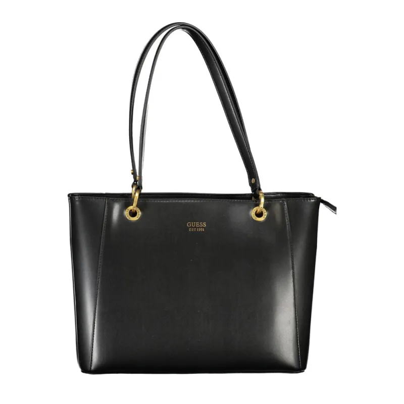 Black Polyethylene Handbag sold by Louxly