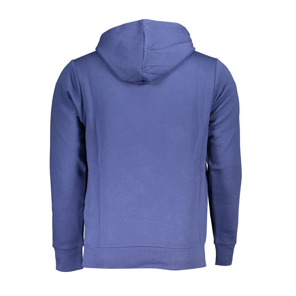 Elegant Long Sleeve Hooded Sweatshirt in Blue sold by Louxly product image thumbnail 2