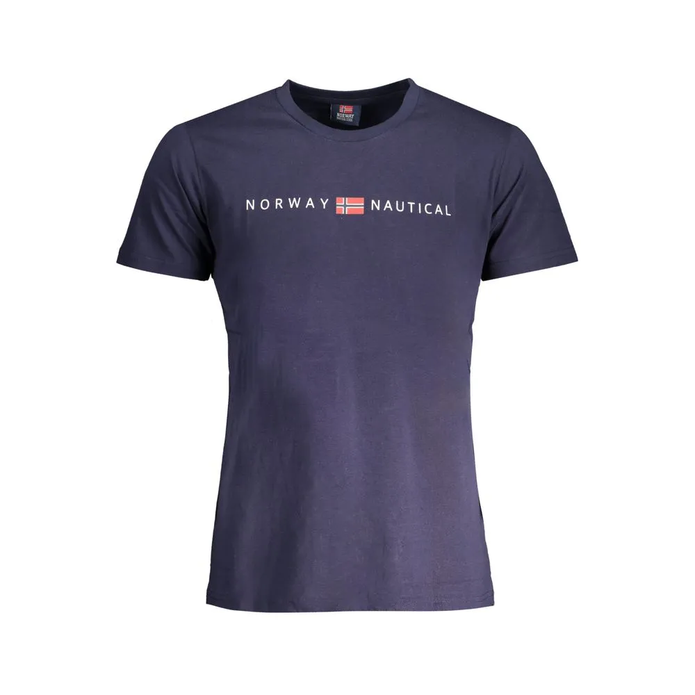 Blue Cotton T-Shirt sold by Louxly