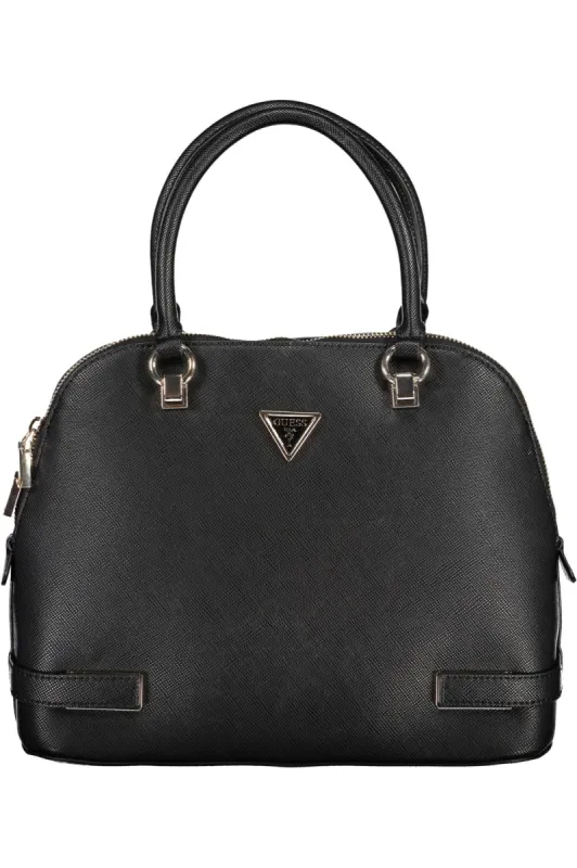 Black Polyethylene Women Handbag sold by Louxly