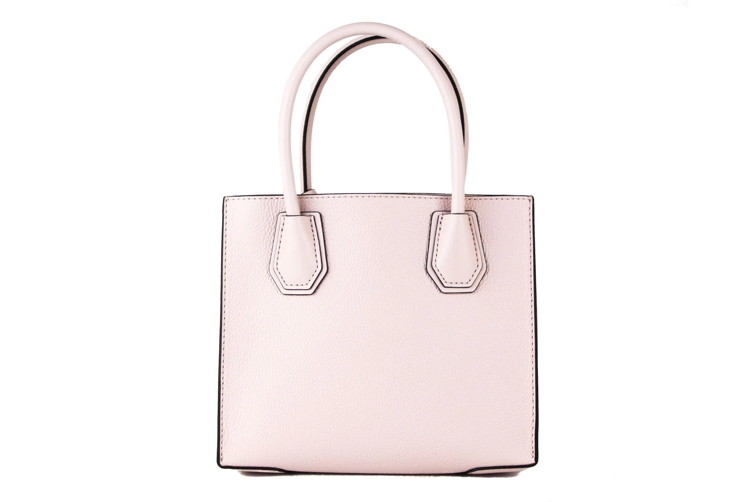 Mercer Medium Leather Messenger Crossbody Handbag (Powder Blush Solid) sold by Louxly product image thumbnail 2