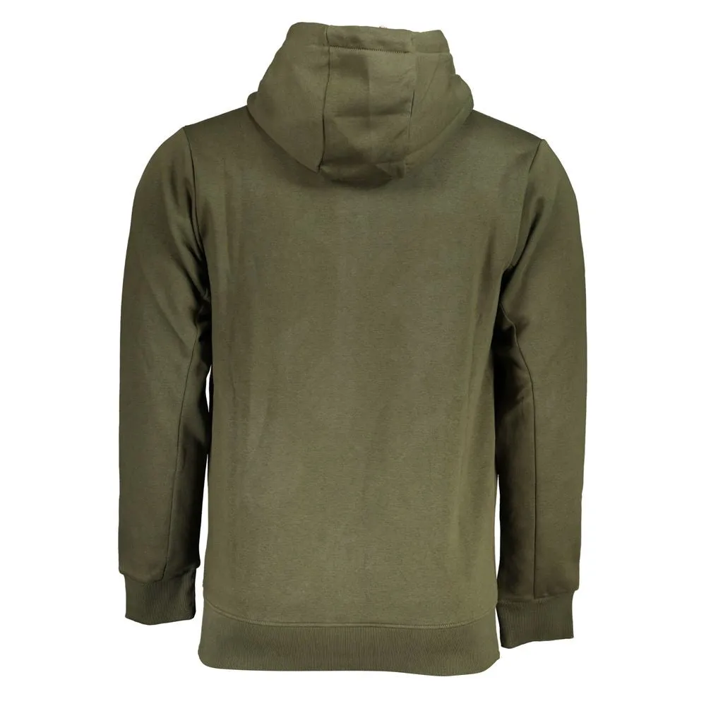 Elegant Green Hooded Long-Sleeve Sweatshirt sold by Louxly product image thumbnail 2