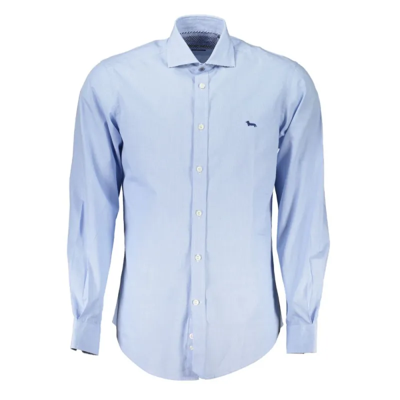 Elegant Light Blue Long Sleeve Shirt sold by Louxly