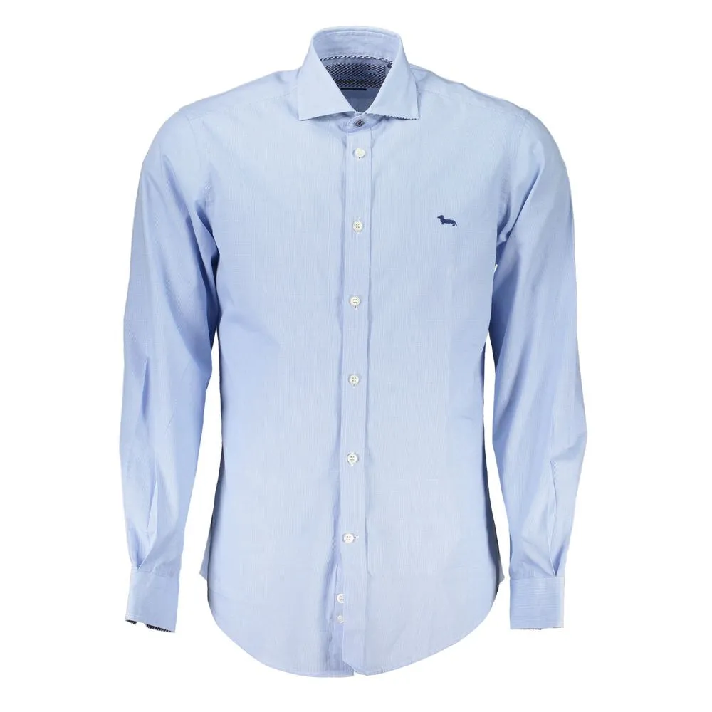 Elegant Light Blue Long Sleeve Shirt sold by Louxly