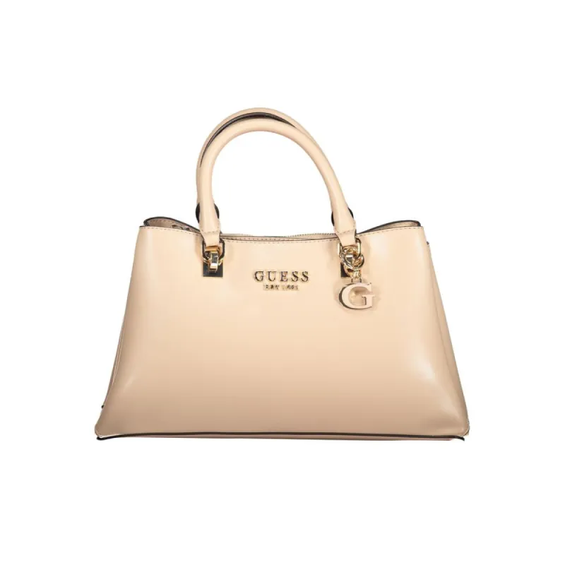 Beige Polyethylene Handbag sold by Louxly