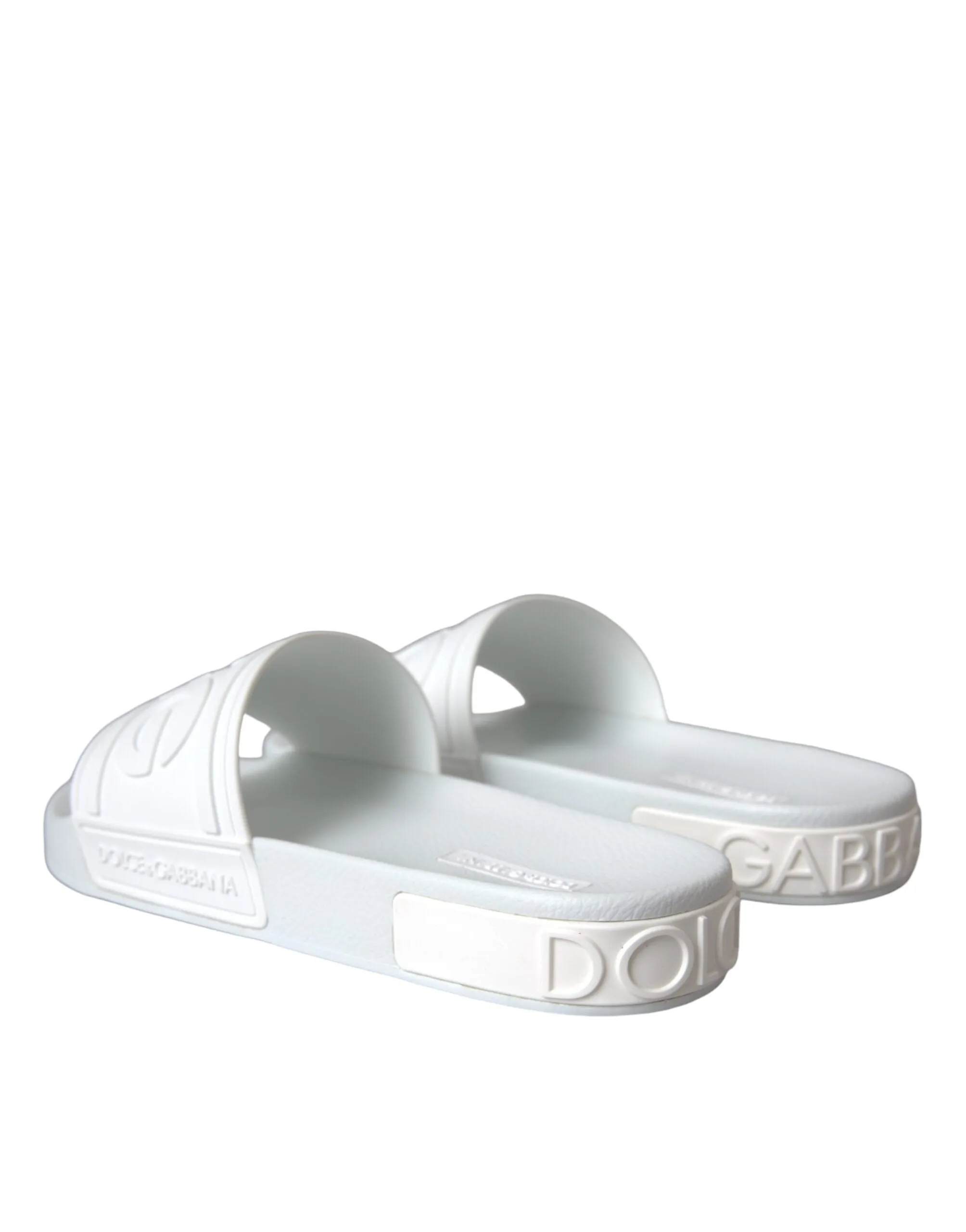 White Rubber Slides Sandals Beachwear Shoes sold by Louxly product image thumbnail 4