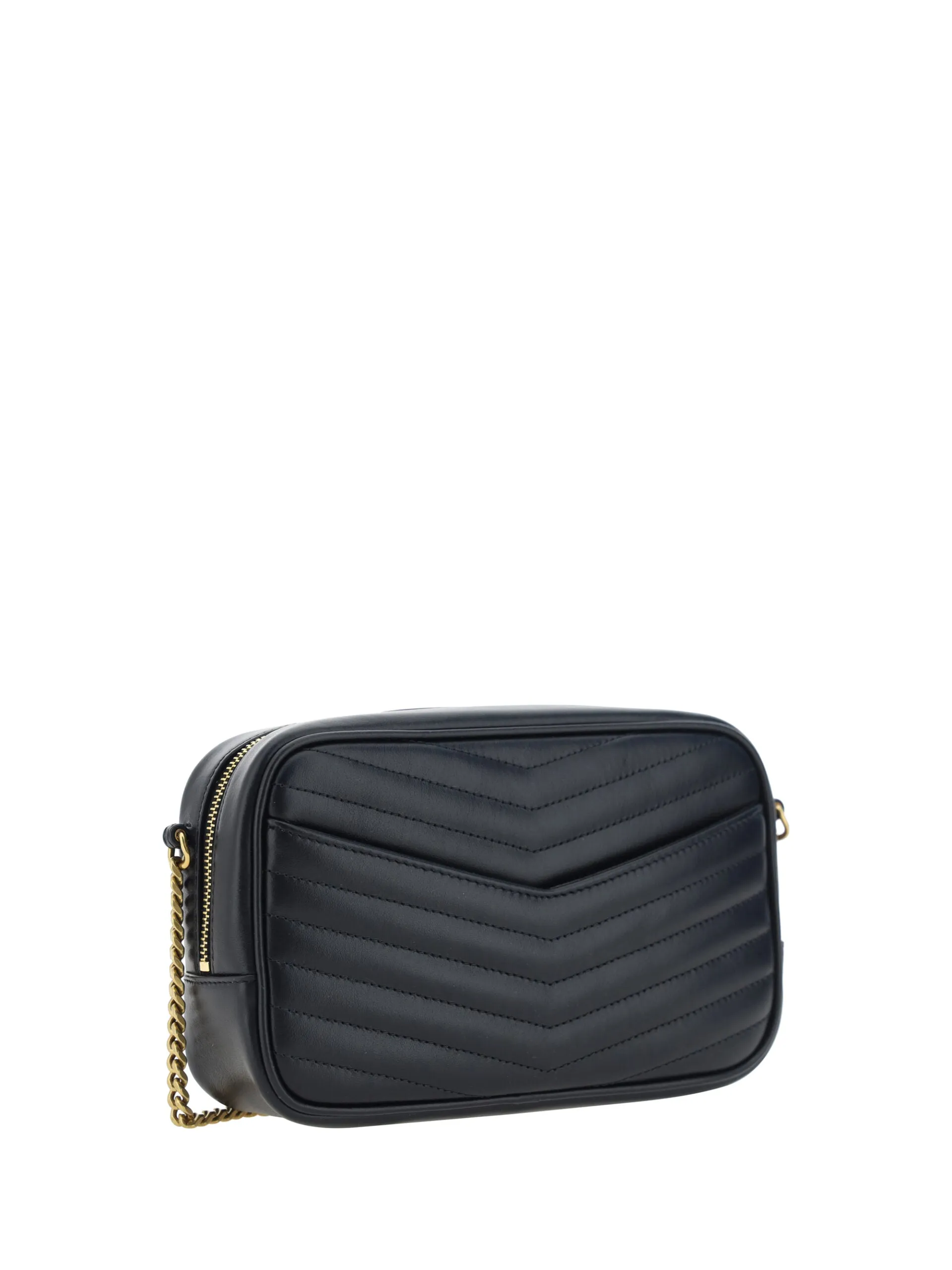 Black Calf Leather Lou Small Shoulder Bag sold by Louxly product image thumbnail 3
