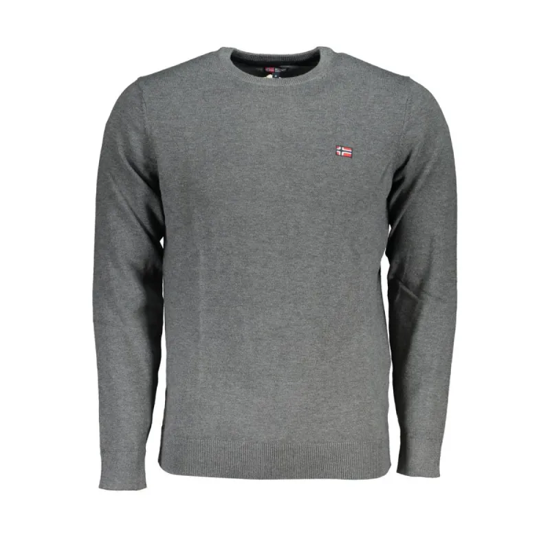 Gray Fabric Sweater sold by Louxly
