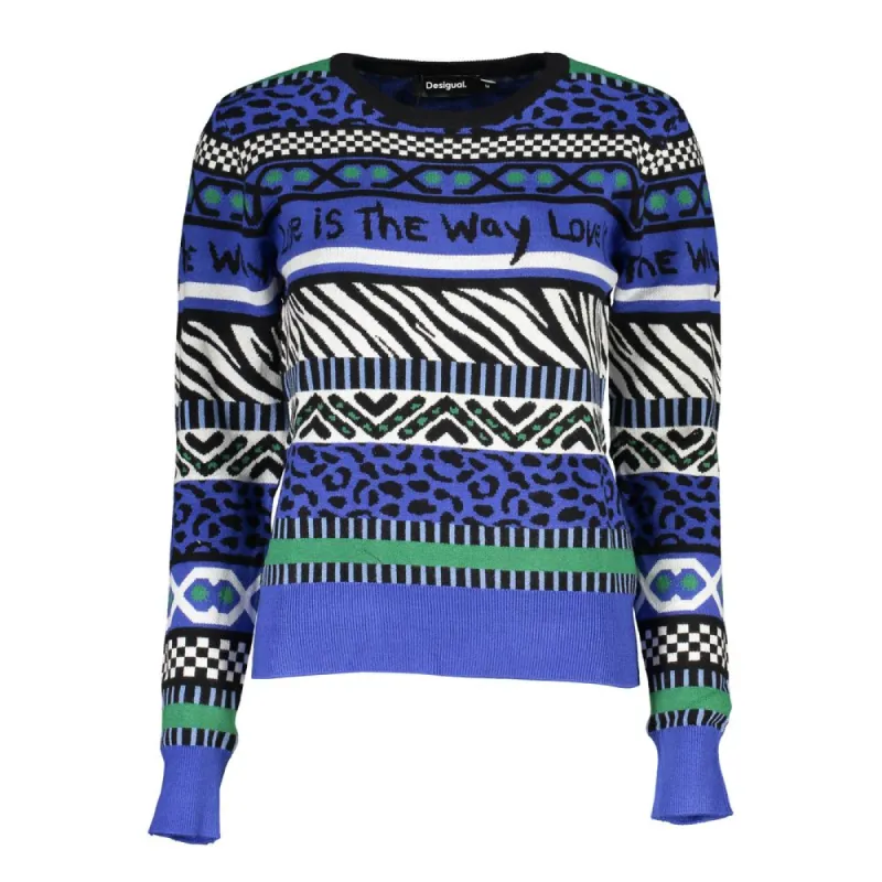 Elegant Crew Neck Sweater with Contrast Details sold by Louxly