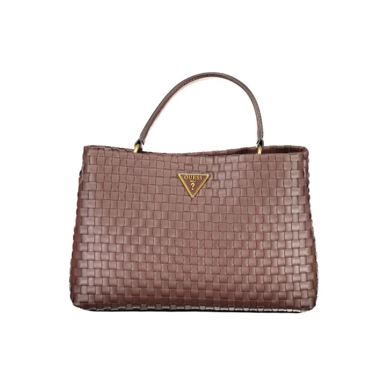 Brown Polyethylene Handbag sold by Louxly