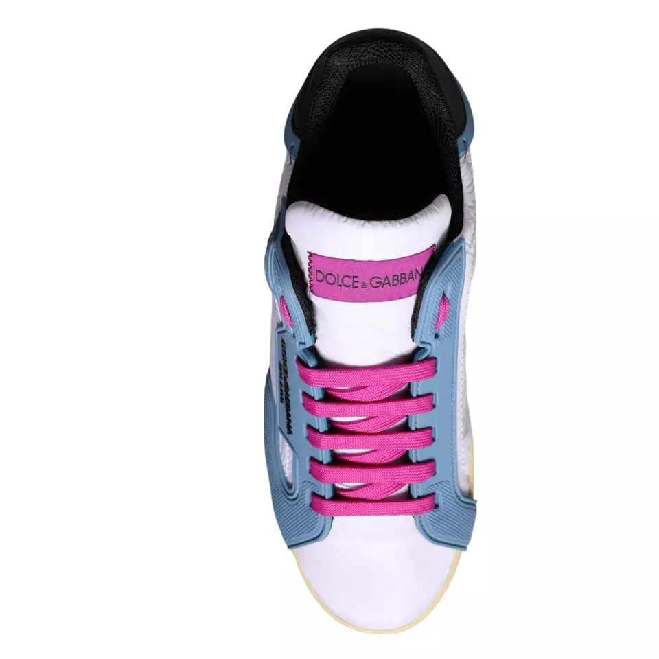Multicolor Leather Low Top Sneakers Men Shoes sold by Louxly product image thumbnail 2