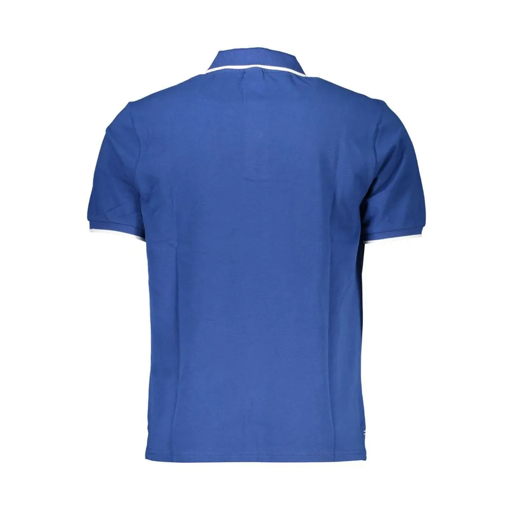 Blue Cotton Polo Shirt sold by Louxly product image thumbnail 2