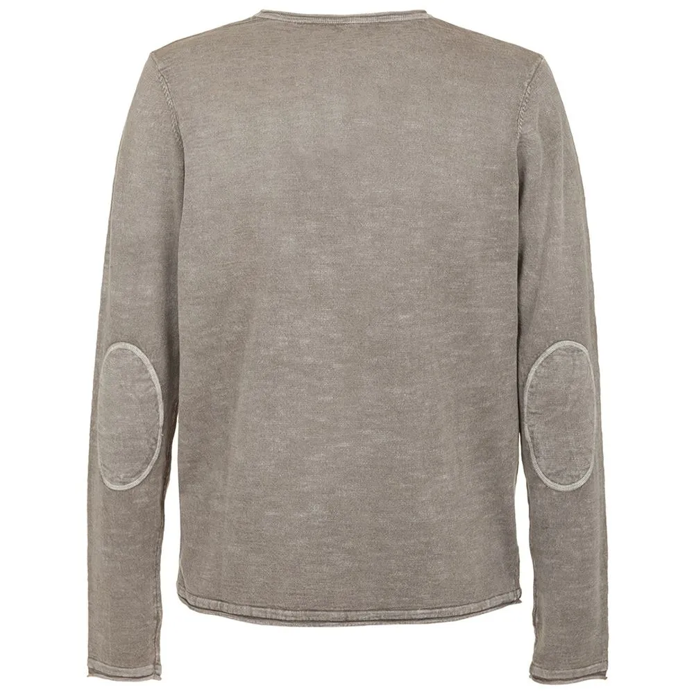 Chic Elbow Patch Crew Neck Sweater sold by Louxly product image thumbnail 2