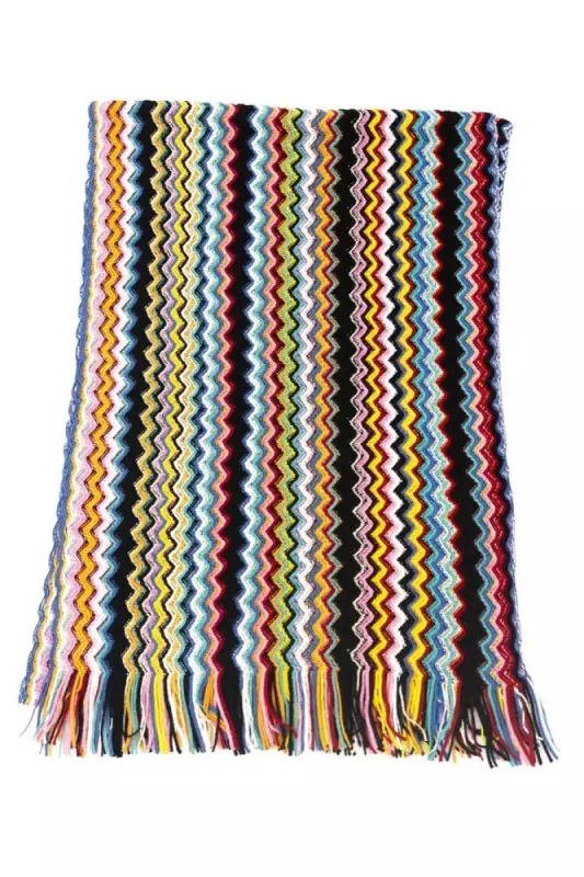 Fringed Geometric Fantasy Scarf sold by Louxly