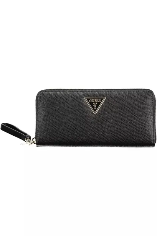 Black Polyethylene Women Wallet sold by Louxly