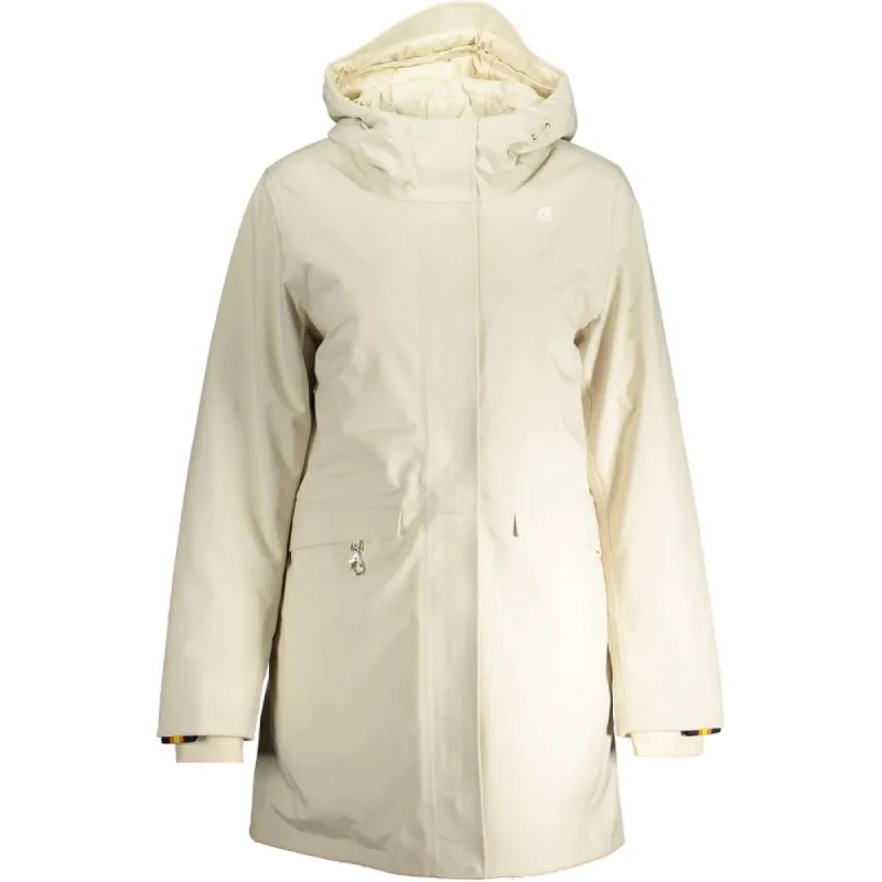 Beige Polyester Women Jacket sold by Louxly