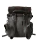Elegant Green Canvas & Leather Backpack sold by Louxly