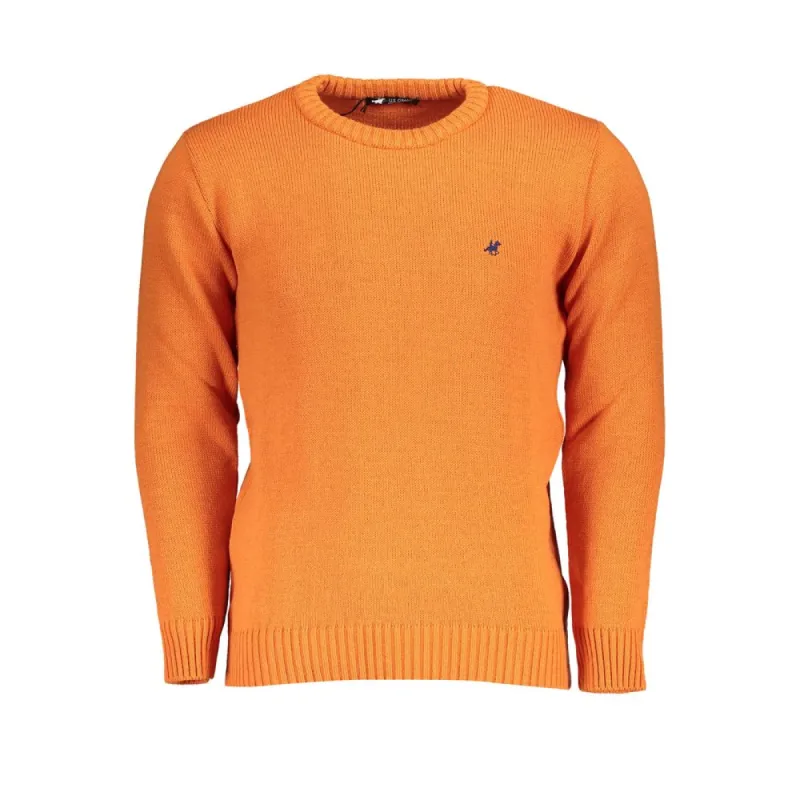 Orange Fabric Sweater sold by Louxly