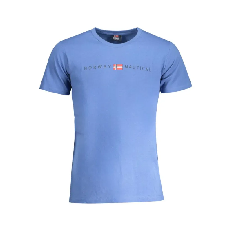 Blue Cotton T-Shirt sold by Louxly