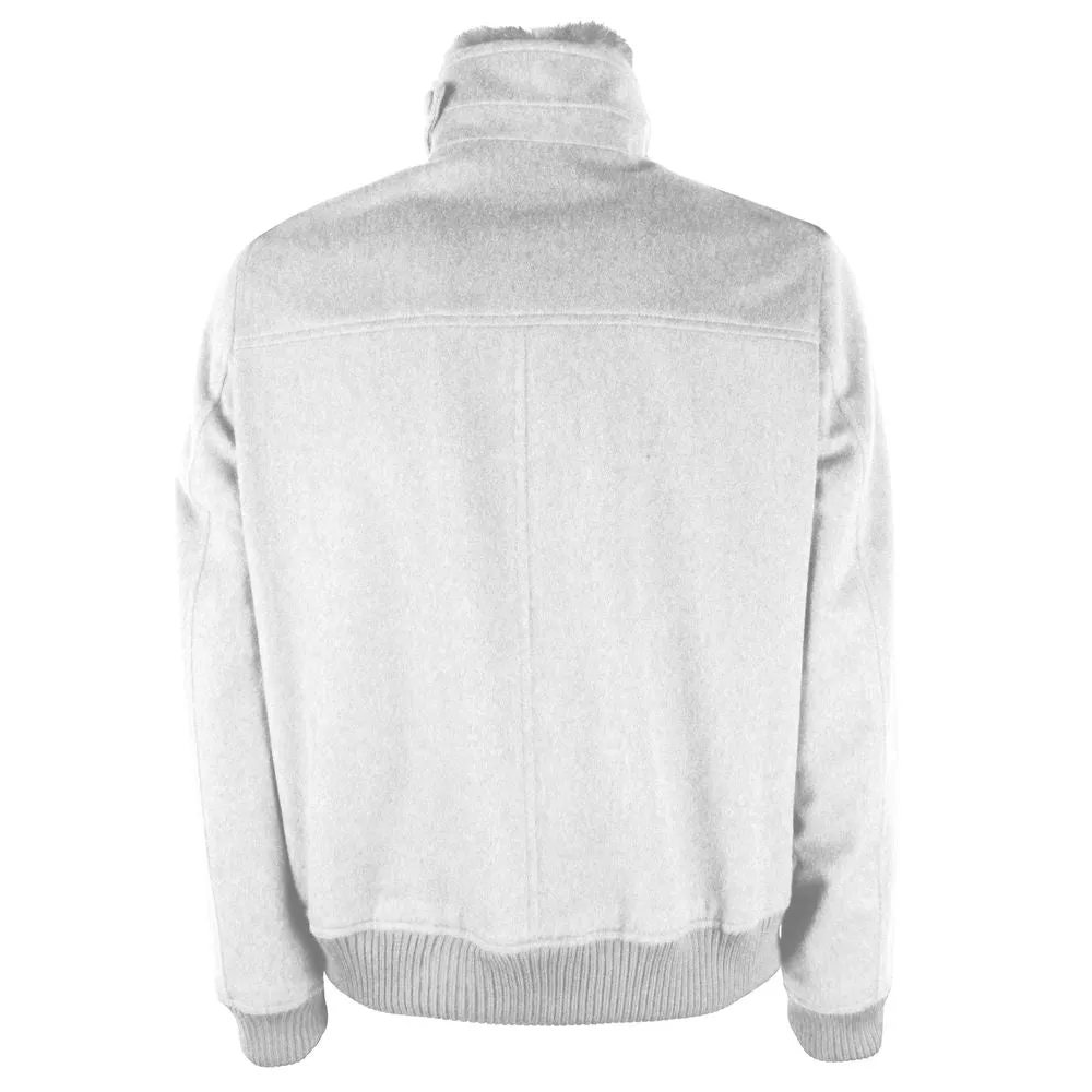 White Wool Vergine Jacket sold by Louxly product image thumbnail 2