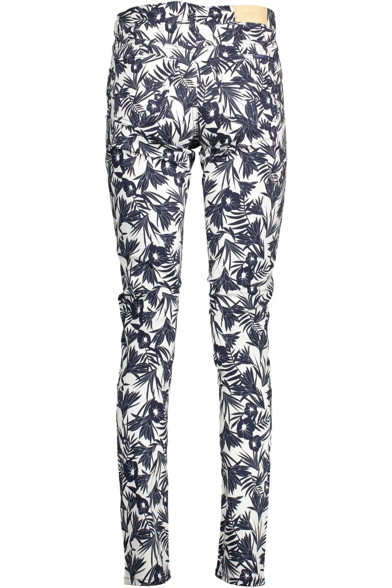 Blue Cotton Women Slim Trouser sold by Louxly product image thumbnail 2