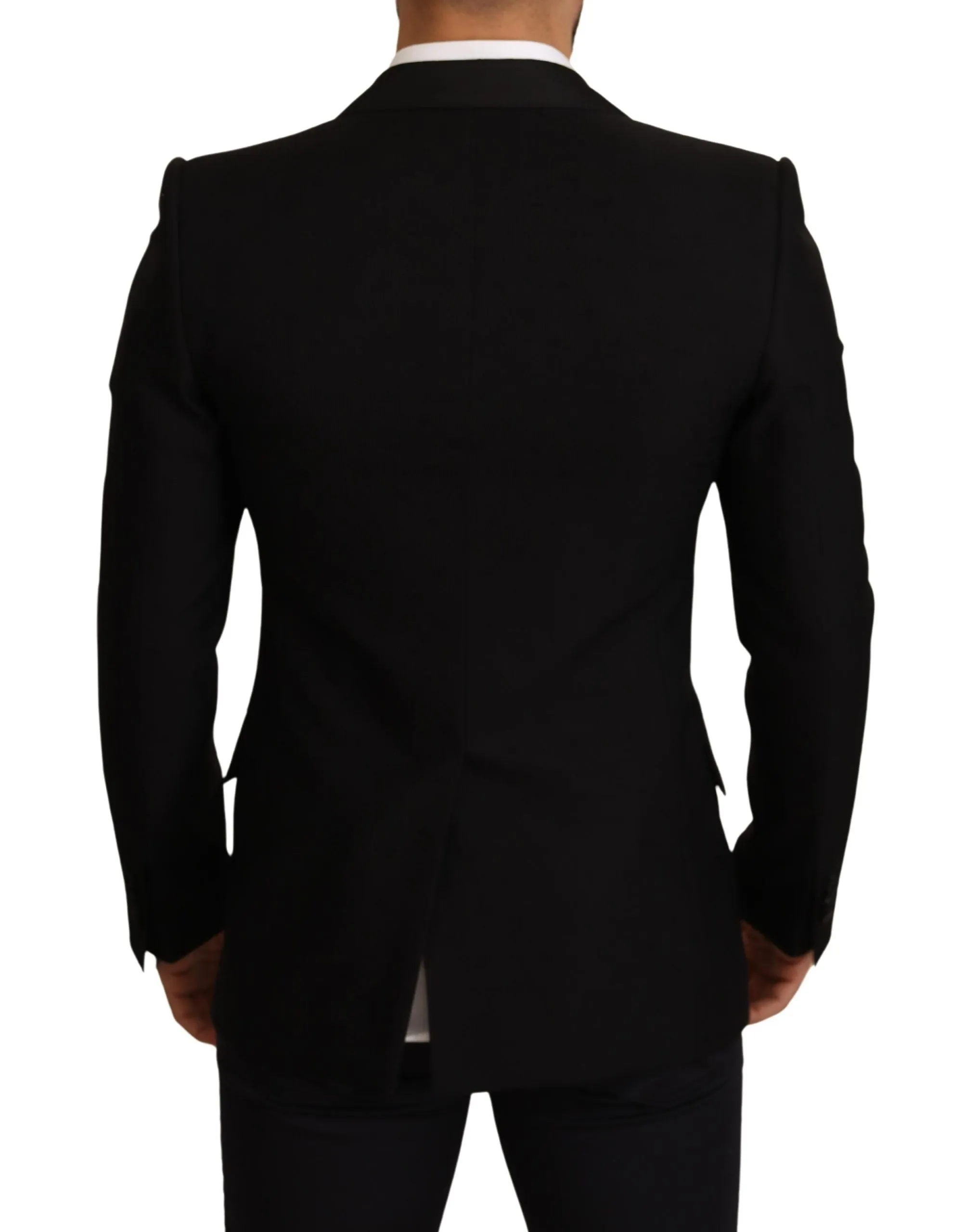 Elegant Slim Fit Black Blazer Jacket sold by Louxly product image thumbnail 3