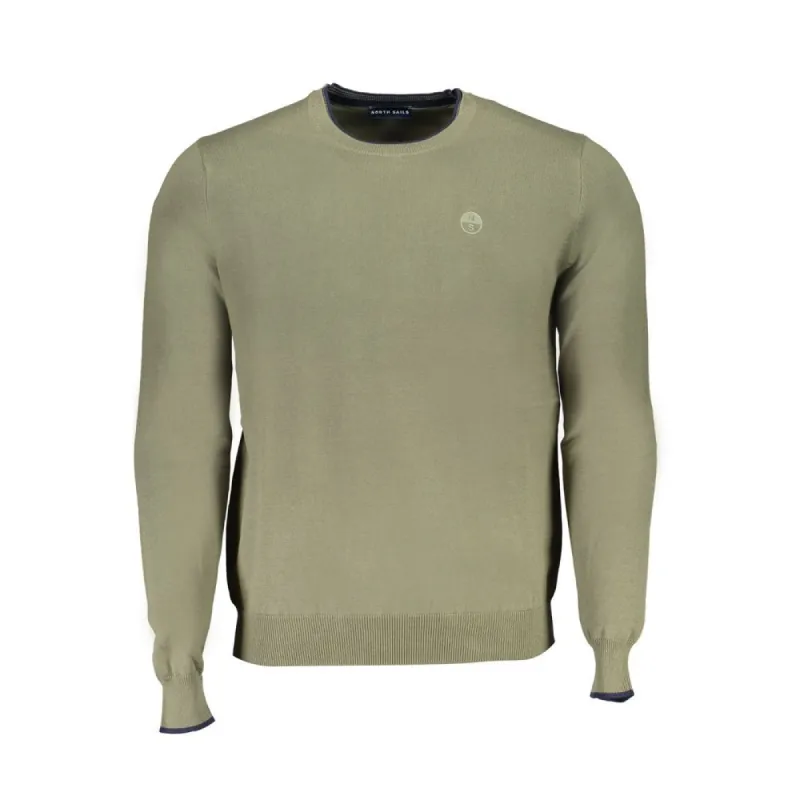 Green Cotton Sweater sold by Louxly
