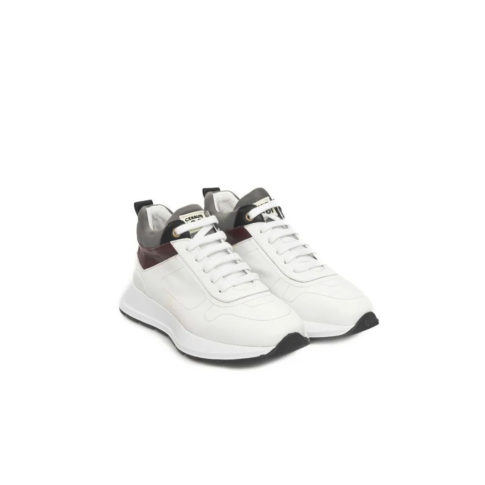 White Leather Women Sneaker sold by Louxly product image thumbnail 3