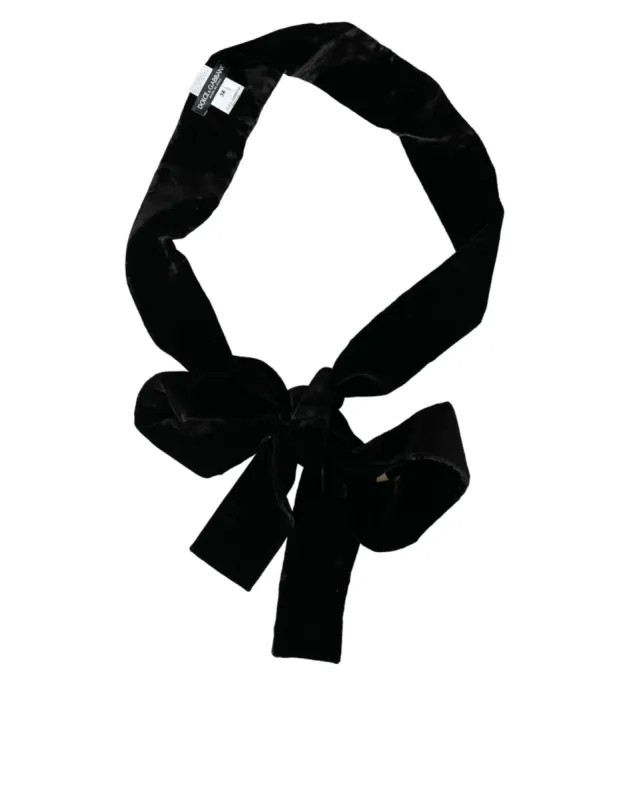 Black Viscose Wide Waist Women Belt sold by Louxly
