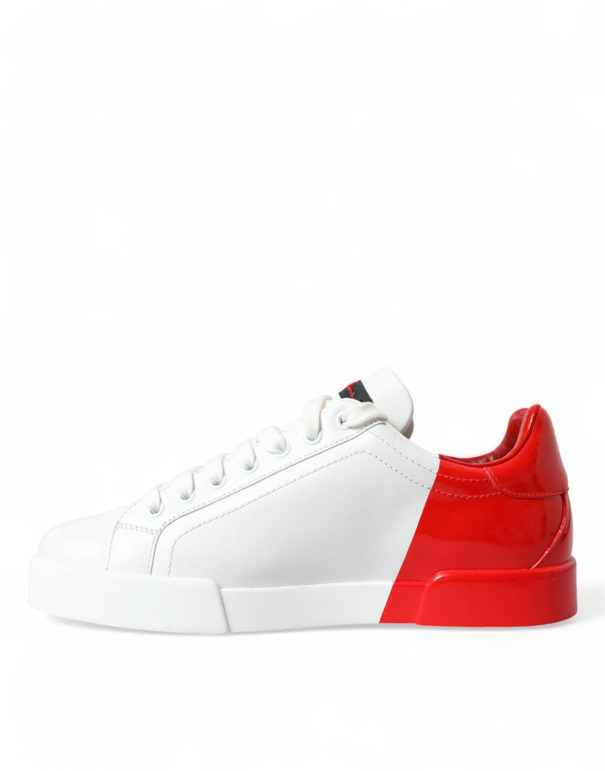 Chic Red and White Leather Sneakers sold by Louxly product image thumbnail 5