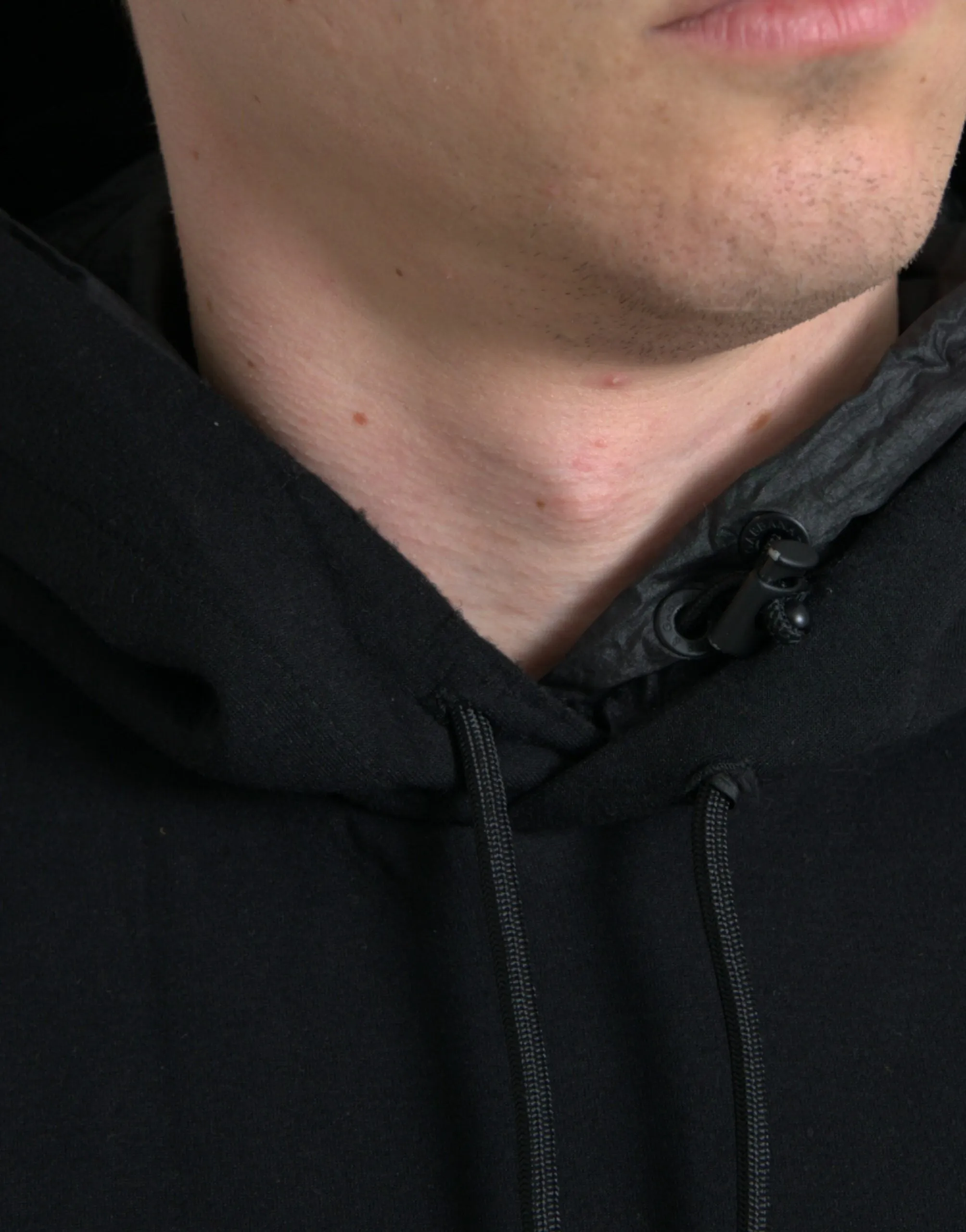 Elegant Black Hooded Pullover Sweater sold by Louxly product image thumbnail 4