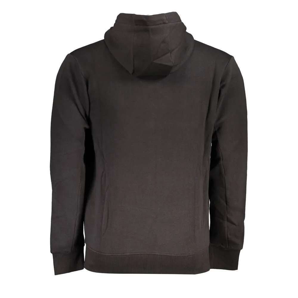 Elegant Gray Hooded Sweatshirt with Embroidery sold by Louxly product image thumbnail 2