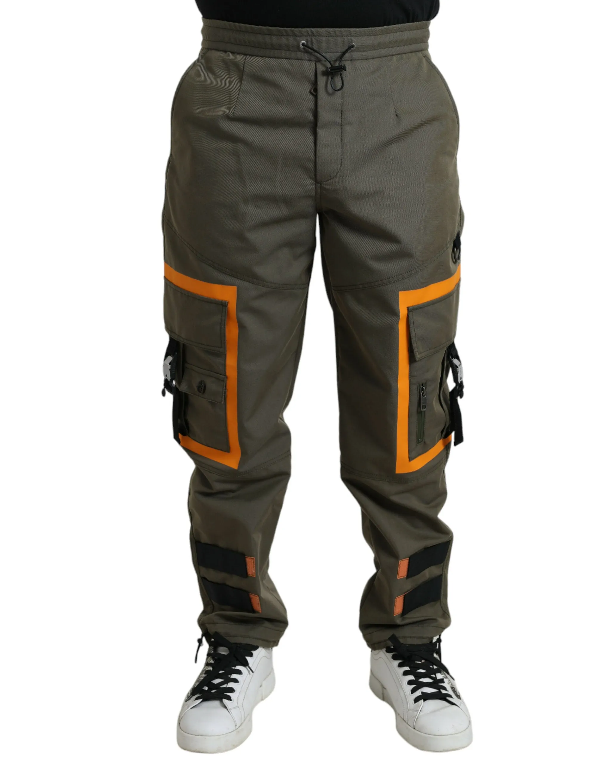 Elegant Cargo Cotton Blend Joggers sold by Louxly