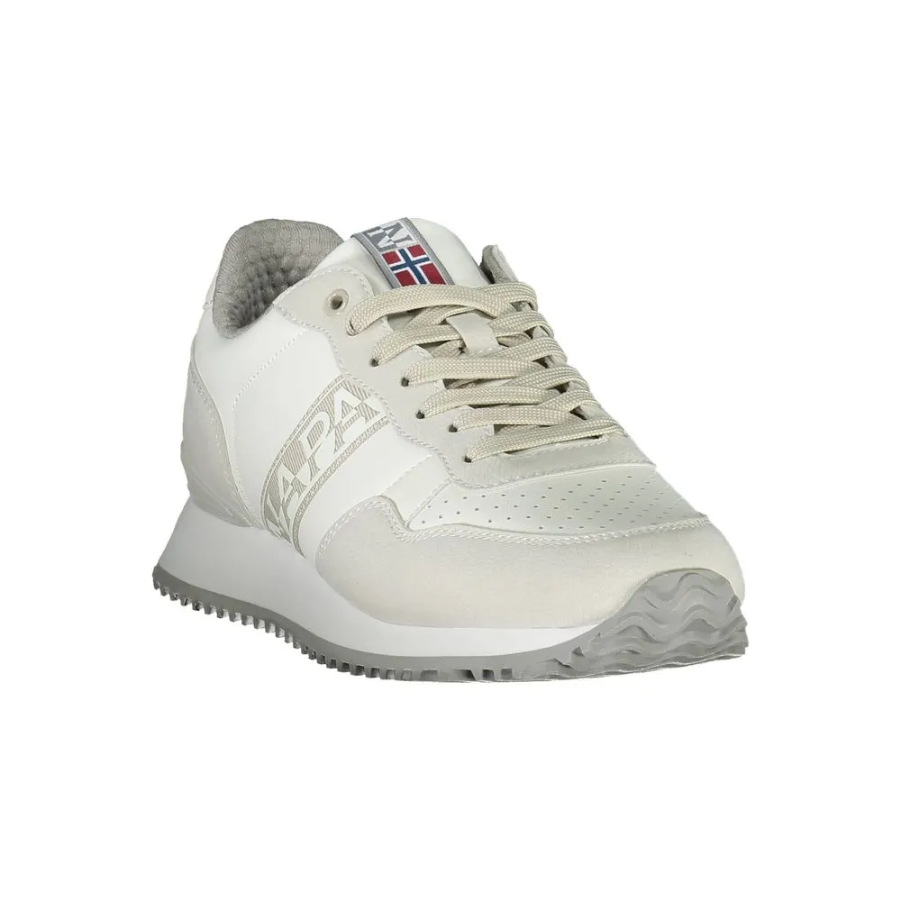 Sleek White Sneakers with Logo Detail sold by Louxly product image thumbnail 2
