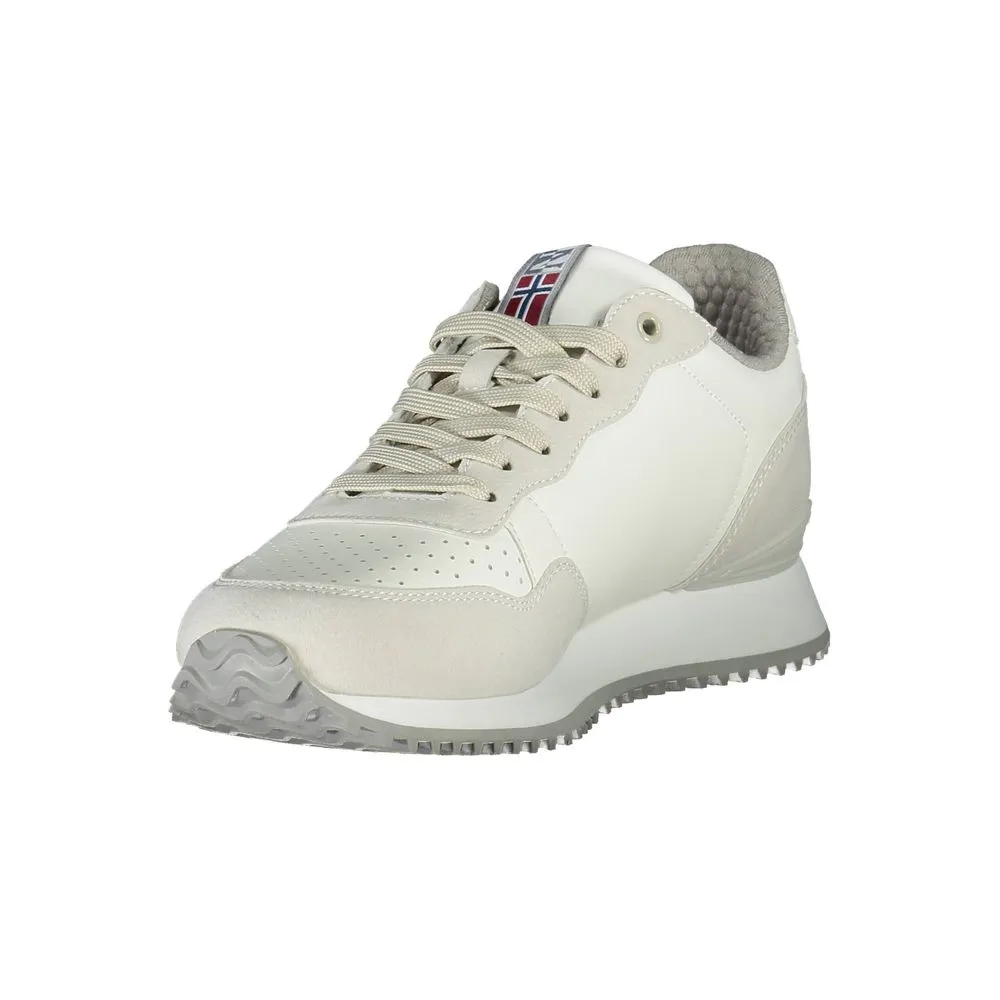 Sleek White Sneakers with Logo Detail sold by Louxly product image thumbnail 3