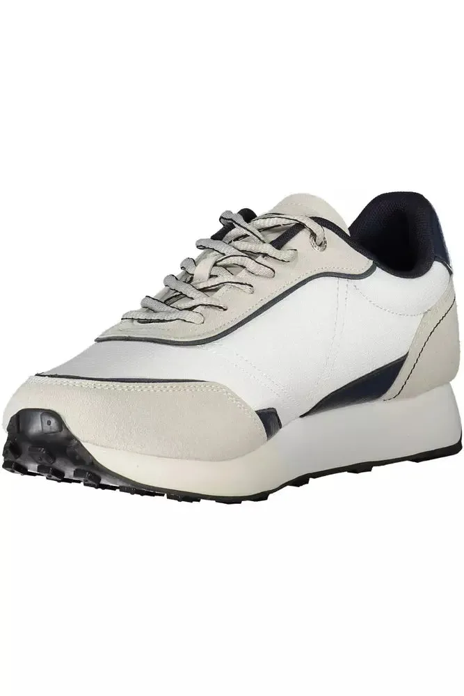 White Polyethylene Men Sneaker sold by Louxly product image thumbnail 3