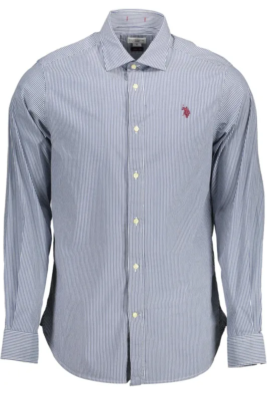 Blue Cotton Men Shirt sold by Louxly